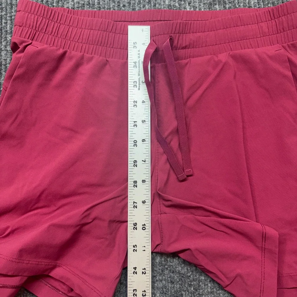 Tuff Athletics Active Shorts Womens S Pink Drawstring Pockets Athletic Gym